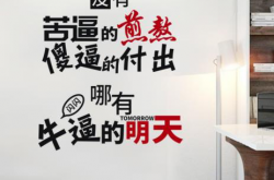 没有苦逼的煎熬，傻逼的付出，哪有明天的牛逼