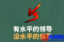 有水平的领导和没水平的领导